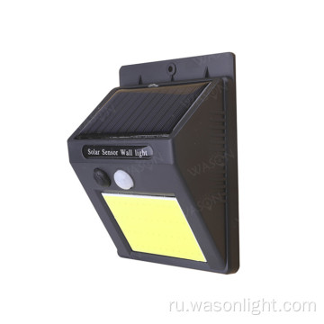 COB LED Солнечный PIR датчик движения настенный светильник